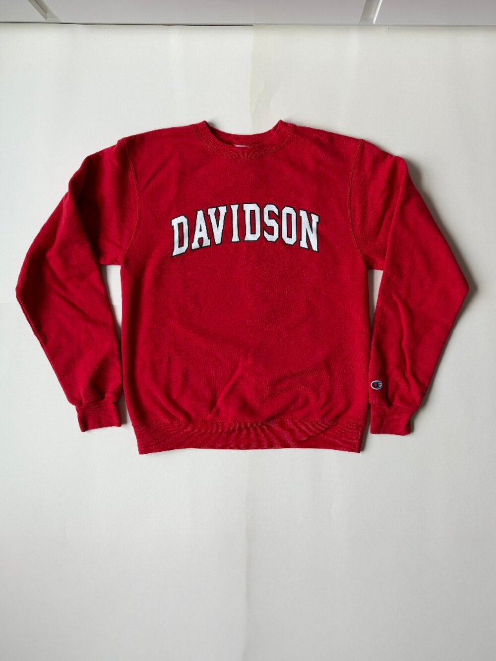 Davidson College Champion Crewneck Sweatshirt - Size S